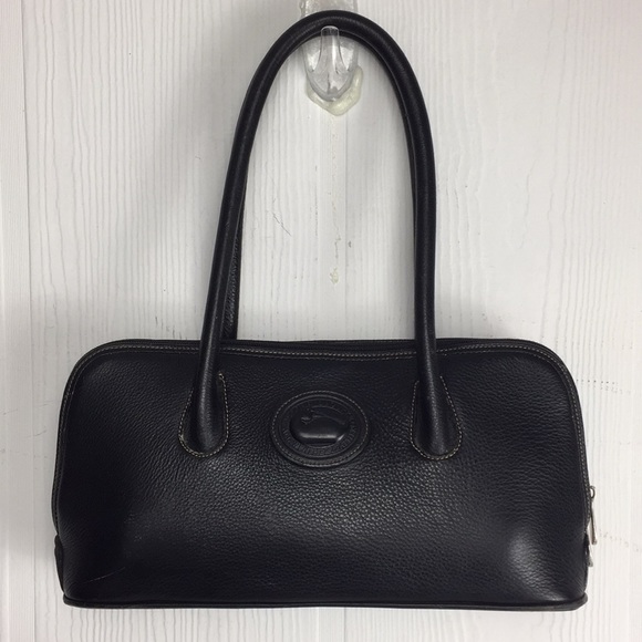 Dooney & Bourke Handbags - Dooney & Bourke Black Leather double zip bag